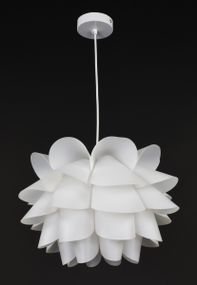 Люстра підвісна на 1 лампочку 27928 Білий 30-170х40х40 см.