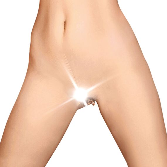 Затискач для клітора Art of Sex - Clit Clamp Butterfly, золото | Зображення 1