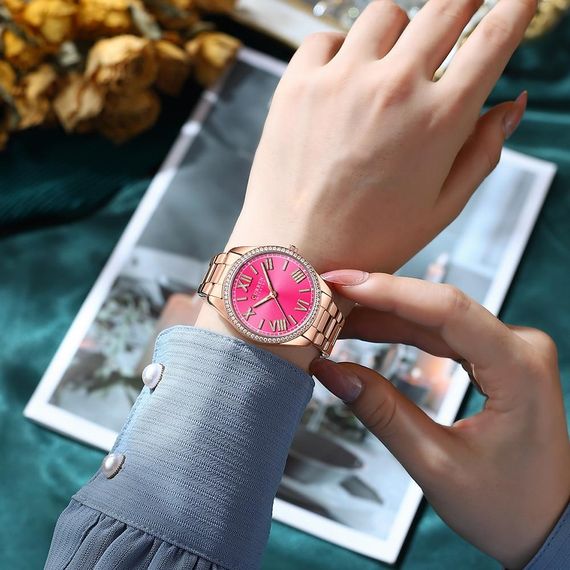 Годинник C1ur1ren 9088 Rose Gold-Pink | Зображення 2