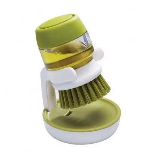Щетка для мытья посуды с дозатором для моющего средства Soap Brush | Зображення 1