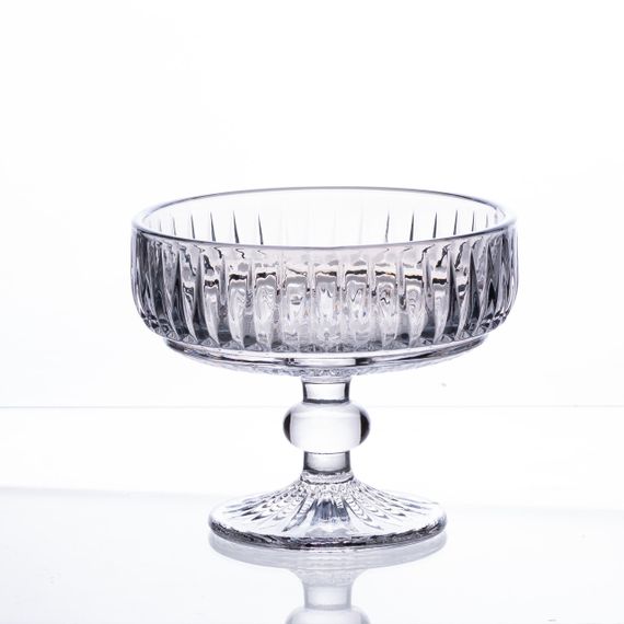 Набір креманок на ніжці 6 шт 300 (мл) Блакитний HP-19-70 | Зображення 2