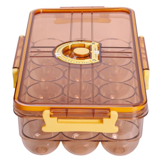 Лоток для яиц пластиковый на 18 ячеек 32.5х18х8 см Коричневый HP-27-1 | Зображення 8