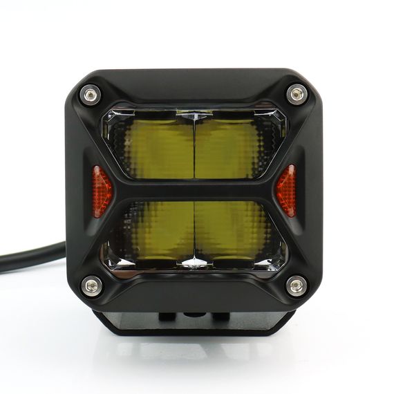 Світлодіодна фара StarLight SL-W0320S квадратна, дальнє світло WHITE + DRL 20W 1800Lm 5700K 12/24V | Зображення 1
