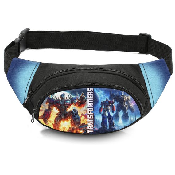 Сумка-бананка дитяча з принтом Трансформери поясна сумка для хлопчика (4645)