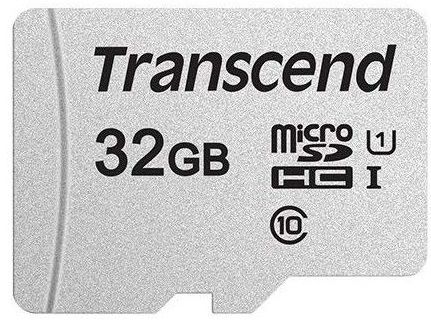 Карта памяти Transcend 32GB microSDHC C10 UHS-I R95/W20MB/s + SD адаптер (TS32GUSD300S-A)