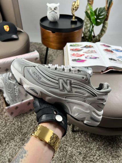 Мужские кроссовки New 1000 Reflective Light Grey Легка хода в будь-яку погоду весна / літо / осінь A4129 46 | Зображення 7