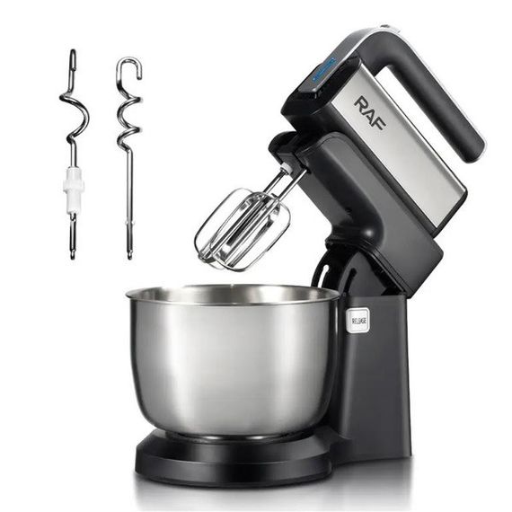 Стационарный миксер ручной RAF R.6652 с металлической чашей 3.5 л FX-222 1000 Вт | Зображення 2