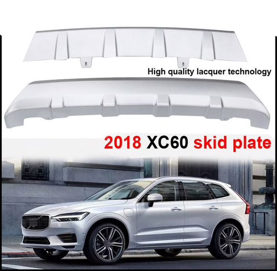 Передня і задня накладки (2 шт) для Volvo XC60 2017-2024 рр | Зображення 1