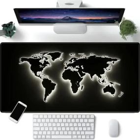 Игровой коврик для мыши "Светящаяся Карта Мира"  HP227