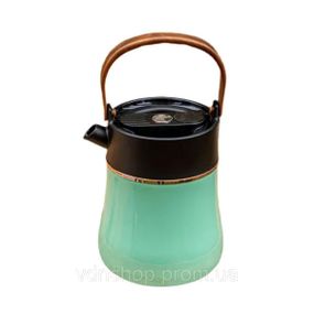 Чайник термос с датчиком температуры и вакуумной изоляцией 700 мл мятный HP-14-22M