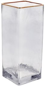 Кількість: Ваза настільна скляна Evian 25х10см light gray