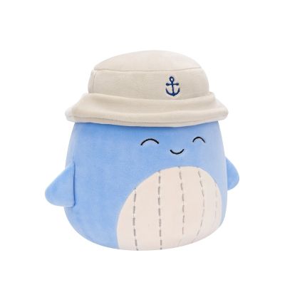 М&apos;яка іграшка Squishmallows Синій кит Самір у панамі 19 см (SQCR06593) | Зображення 5