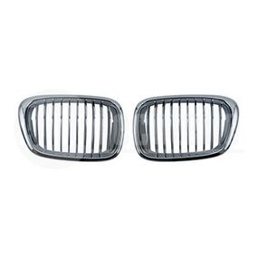 Решетки радиатора компл. BMW 5 E39 96-03 (хром), AutoTechteile, 706 5110, 706 5109