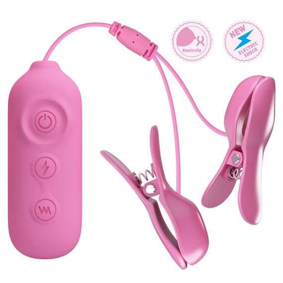 Затискачі для сосків - Pretty Love Nipple Clip Romantic Wave II Pink sexstyle | Зображення 1