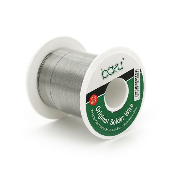 Припій BAKKU дротяний Solder wire BK 0.5x200G A DIA 0, 5mm (200g)