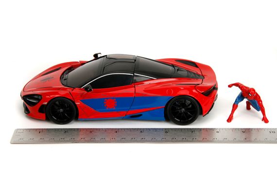 Игровая металлическая машинка Marvel Spider-Man Макларен 720S с человеком-пауком | Зображення 6