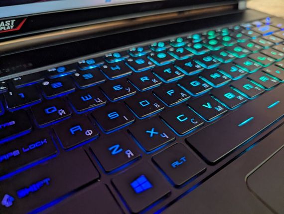 Ігровий ноутбук MSI GS66 Stealth 11UE / 15.6" (1920x1080) IPS / Intel Core i7-11800H (8 (16) ядер по 2.3 - 4.6 GHz) / 16 GB DDR4 / 1000 GB SSD / nVidia GeForce RTX 3060, 6 GB GDDR6, 192-bit / WebCam / Windows 11 б/в + Подарунок Бездротова миша / USB | Зображення 5