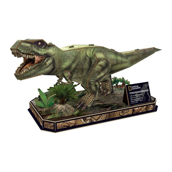 Пазл Cubic Fun 3D National Geographic Dino Тиранозавр Рекс (DS1051h) | Зображення 1
