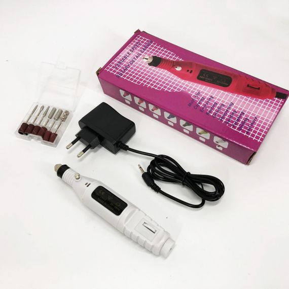 Ручной фрезер для ногтей SmartUs CBM-033 для маникюра и педикюра в домашних условиях. NP-930 Цвет: белый | Зображення 2