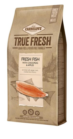 Сухий корм для дорослих собак усіх порід Carnilove True Fresh FISH for Adult dogs 11,4 кг (риба)