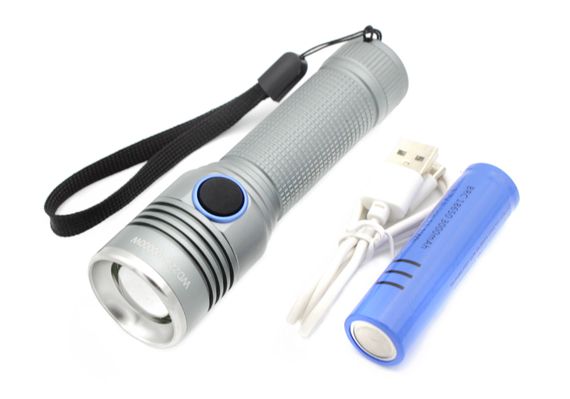 Ручний ліхтар Police RB229, T6, Zoom, R842, 18650, microUSB зарядка | Зображення 3