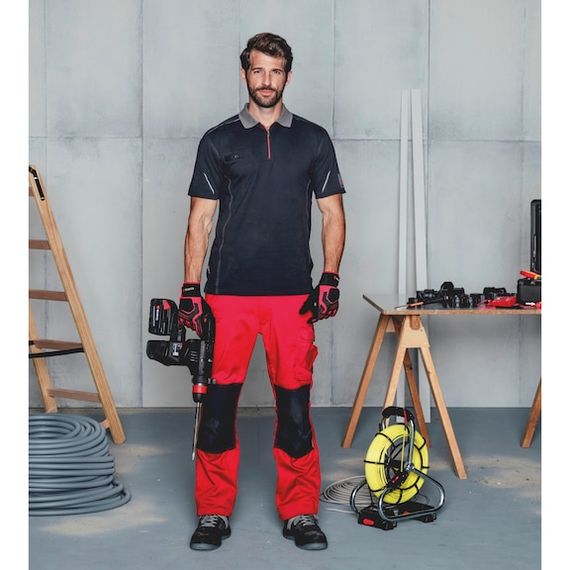 Штани робочі STRETCH X, червоні, розмір 30 | Зображення 1