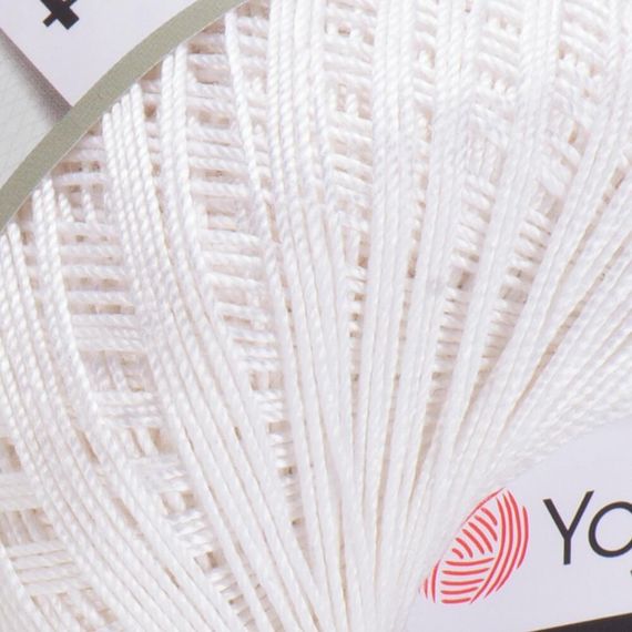 Пряжа YarnArt Violet номер кольору 003-white бавовна пряжа ярнарт віолет | Зображення 1