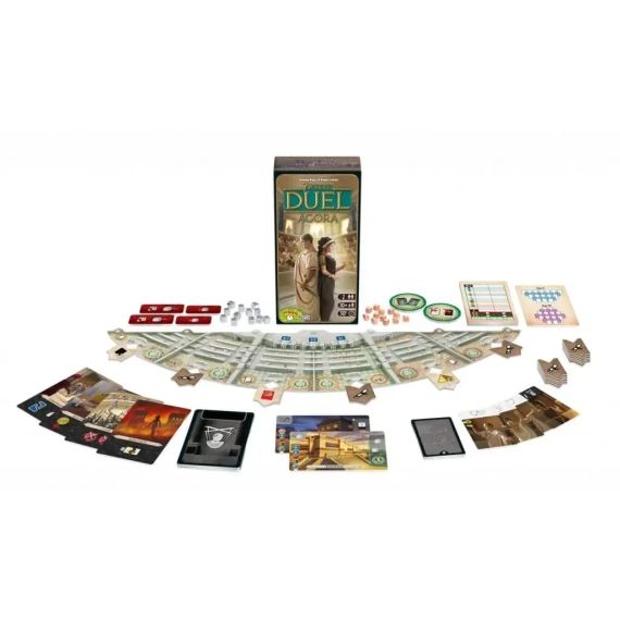 Настільна гра 7 Wonders Duel: Агора (7 Чудес. Дуель) (українською) | Зображення 1