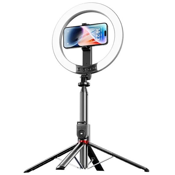 Кольцевая LED-лампа для селфи Usams US-ZB323 10-inch Fill Light 1200mAh Black