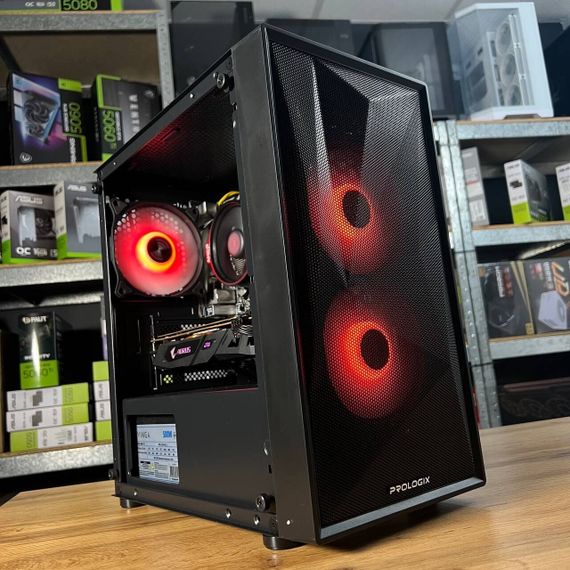 Ігровий ПК ProLogix E102 Tower / AMD Ryzen 5 1500X (4 (8) ядра по 3.5 - 3.7 GHz) / 16 GB DDR4 / 250 GB SSD / AMD Radeon RX 580, 8 GB GDDR5, 256-bit / 500W б/в | Зображення 2
