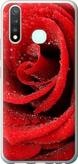 Чехол на Vivo Y19 Красная роза "529u-630-17620"