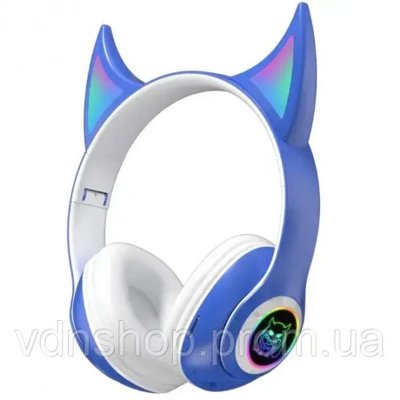 Бездротові дитячі Навушники з Вушками з підсвічуванням з MicroSD Ear STN-25 Bluetooth | Зображення 1