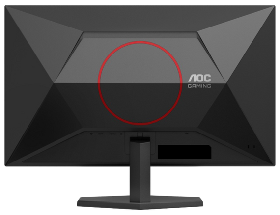 Монiтор 27" AOC Q27G42XE Black/Red | Зображення 6