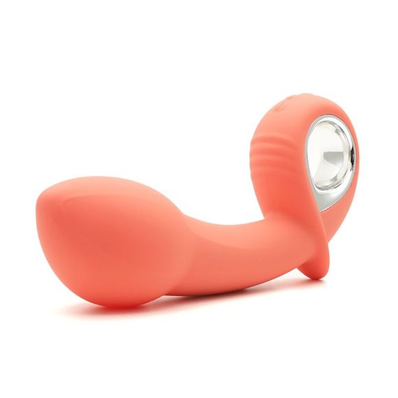 Анальний вібратор KisToy Klein Orange з кінчиком, що надувається, unisex, діаметр 3,5-5 см | Зображення 3