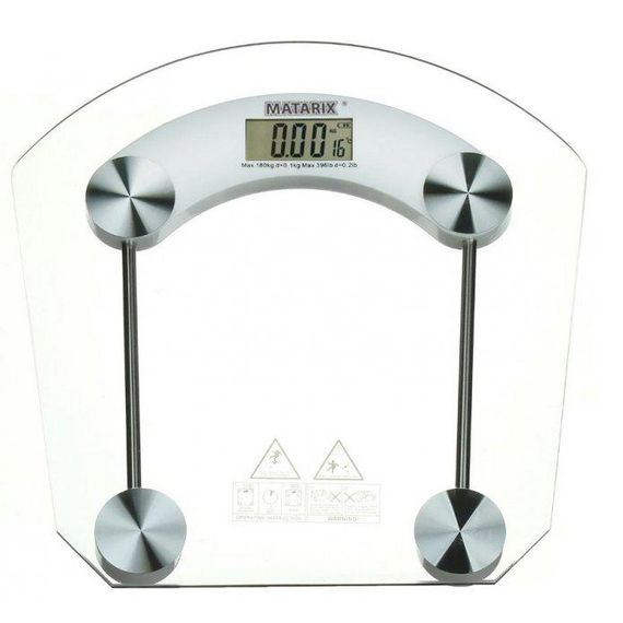 Ваги електронні підлогові MATARIX MX 451B 180 кг, ваги для зважування людей, ваги побутові підлогові | Зображення 1