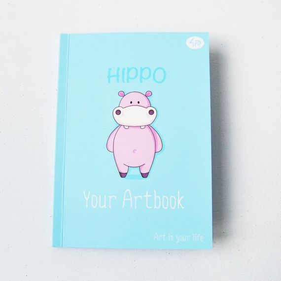 Блокнот 4Profi Artbook hippo 48 арк. формат А6 902408