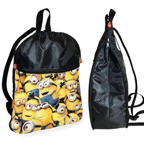 Рюкзак-мішок для школи Посіпаки дитяча сумка для взуття та спортивного одягу (01544)