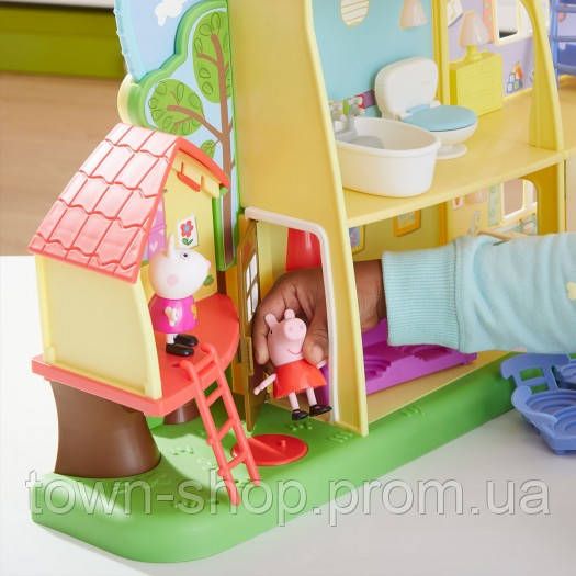 Игровой набор Peppa - Коттедж Пеппы День-ночь (3 фигурки, свет, звук) | Зображення 4
