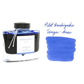 Элитные чернила для перьевых ручек Pilot Iroshizuku Ink 50мл, синий (tsuki-kusa/коммелина)