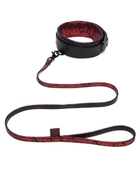 Поводок Fifty Shades of Grey Sweet Anticipation Reversible Faux Leather Collar and Lead sexstyle | Зображення 2