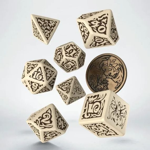 Набор кубиков The Witcher Dice Set. Leshen - The Master of Crows (7 шт) | Зображення 1