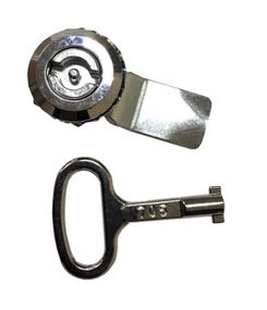 Замок ЗМ-20-22/45к з ключем металевий (метелик) Ny95505522