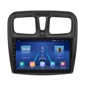 Штатная магнитола Lesko для Renault Logan II Рестайлинг 2018-н.в. экран 10" 2/32Gb/ Wi-Fi GPS Optima