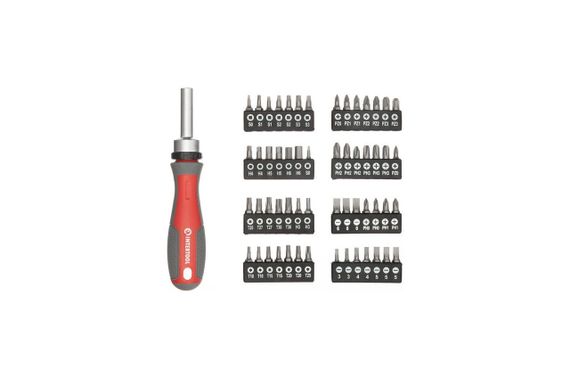 Отвертка Intertool - реверсионная Pro 57 ед. (VT-3361) | Зображення 1