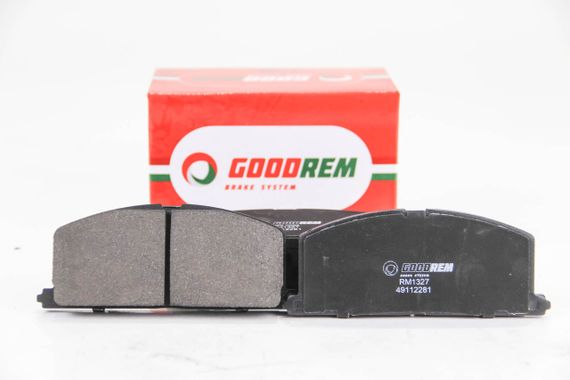 Колодки передні гальмівні Camry/Carina/Celica/Corolla/Tercel (83-02), GOODREM (RM1327) | Зображення 1