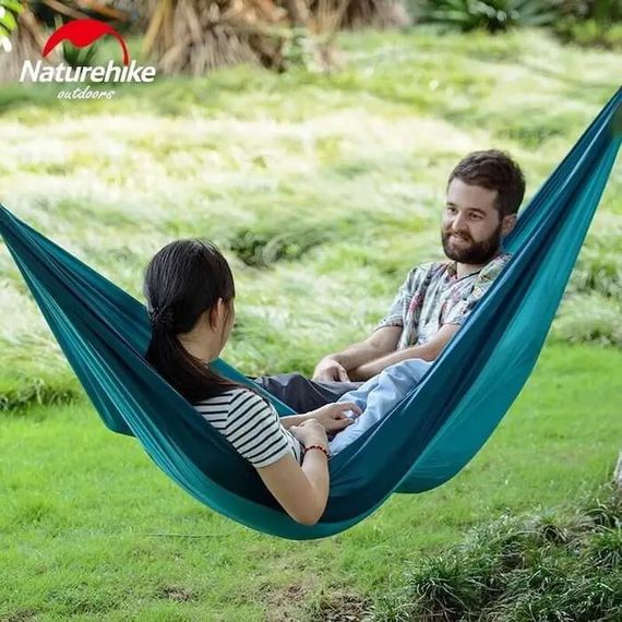 Гамак Naturehike подвійний NH21DC011, блакитний | Зображення 1