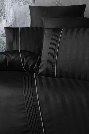 Комплект постільної білизни First Choice Deluxe Satin 200х220 Modalife Black | Зображення 1