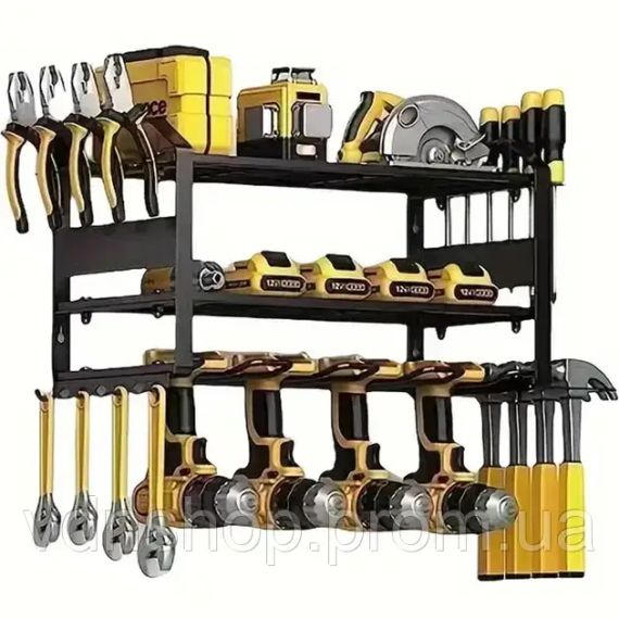 Полка органайзер для инструментов на 3 уровня MZY-859