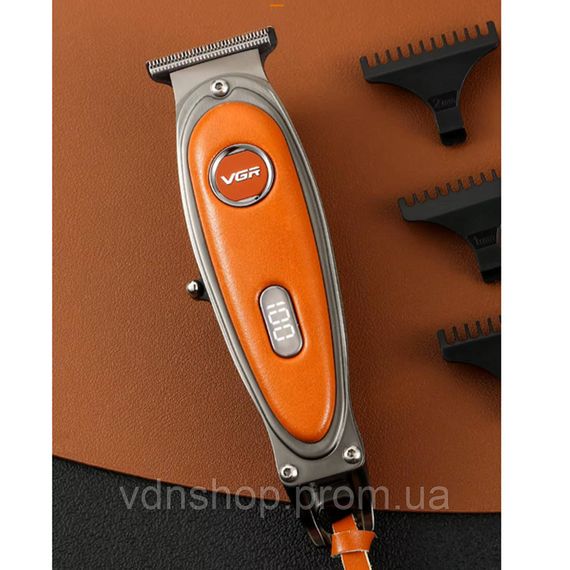 Аккумуляторный универсальный триммер для стрижки VGR V-263, Классная машинка для стрижки волос KG-91 | Зображення 9