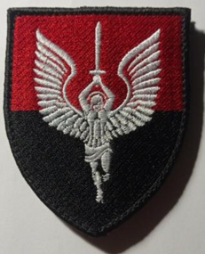 Шеврон Архангел (красный)